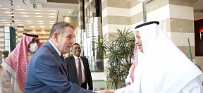 On the meeting of H.E. Ambassador of Russia to Saudi Arabia with Head of Federation of Saudi Chambers Hassan bin Mujib Al-Huwaizi