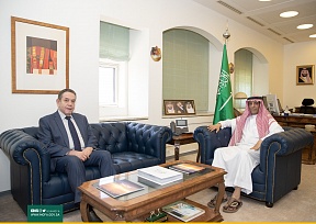 Meeting of the Ambassador of Russia H.E. Sergey G. Kozlov with H.E. Deputy Minister for International Multilateral Affairs Dr. Abdulrahman Al-Rassi